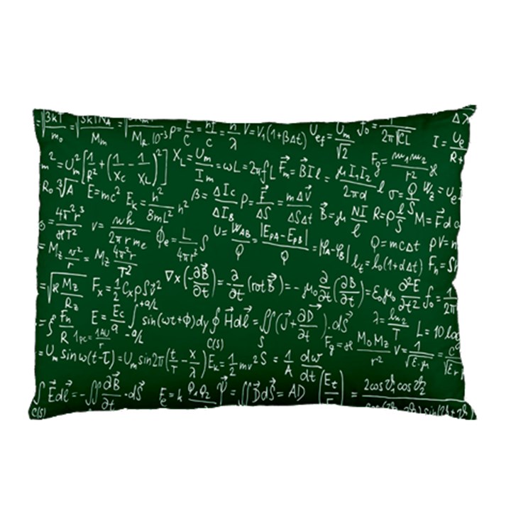 Formula Number Green Board Pillow Case (Two Sides)