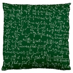 Formula Number Green Board Large Flano Cushion Case (two Sides) by Mariart