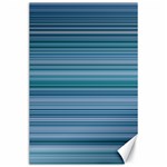 Horizontal Line Blue Canvas 24  x 36  23.35 x34.74  Canvas - 1