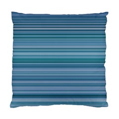 Horizontal Line Blue Standard Cushion Case (two Sides) by Mariart