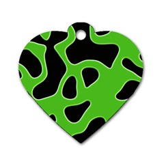 Abstract Shapes A Completely Seamless Tile Able Background Dog Tag Heart (one Side) by Nexatart