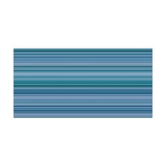 Horizontal Line Blue Yoga Headband