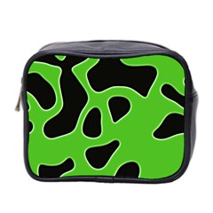 Abstract Shapes A Completely Seamless Tile Able Background Mini Toiletries Bag 2-side by Nexatart