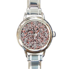 Hurley Mix Electric Electric Red Blend Round Italian Charm Watch by Mariart