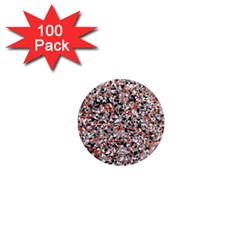 Hurley Mix Electric Electric Red Blend 1  Mini Magnets (100 Pack)  by Mariart