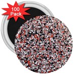 Hurley Mix Electric Electric Red Blend 3  Magnets (100 pack) Front