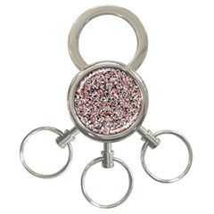 Hurley Mix Electric Electric Red Blend 3-ring Key Chains by Mariart