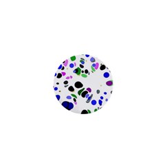 Colorful Random Blobs Background 1  Mini Buttons by Nexatart