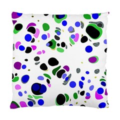 Colorful Random Blobs Background Standard Cushion Case (one Side) by Nexatart