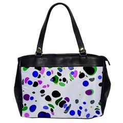 Colorful Random Blobs Background Office Handbags by Nexatart