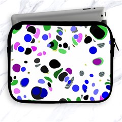 Colorful Random Blobs Background Apple Ipad 2/3/4 Zipper Cases by Nexatart