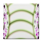 Abstract Background Tile Coasters Front