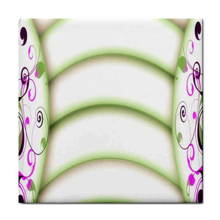 Abstract Background Tile Coasters