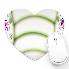 Abstract Background Heart Mousepads