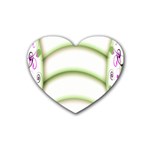 Abstract Background Heart Coaster (4 pack)  Front