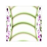 Abstract Background Small Satin Scarf (Square) Front