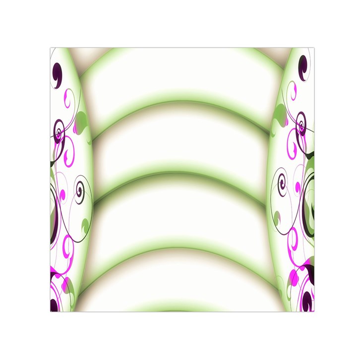 Abstract Background Small Satin Scarf (Square)