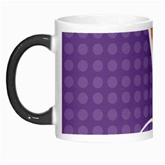 Leaf Polka Dot Purple Orange Morph Mugs