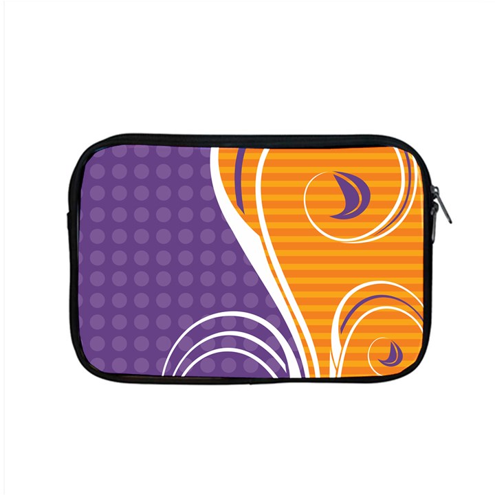 Leaf Polka Dot Purple Orange Apple MacBook Pro 15  Zipper Case