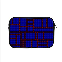 Line Plaid Red Blue Apple Macbook Pro 15  Zipper Case by Mariart