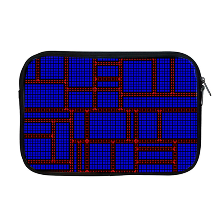 Line Plaid Red Blue Apple MacBook Pro 17  Zipper Case