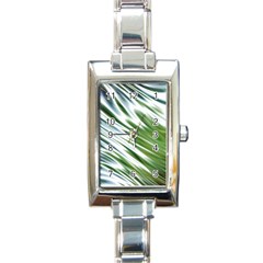 Fluorescent Flames Background Light Effect Abstract Rectangle Italian Charm Watch by Nexatart