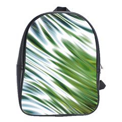 Fluorescent Flames Background Light Effect Abstract School Bags(large)  by Nexatart