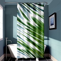 Fluorescent Flames Background Light Effect Abstract Shower Curtain 36  X 72  (stall)  by Nexatart