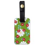 Insect Flower Floral Animals Star Green Red Sunflower Luggage Tags (One Side)  Front