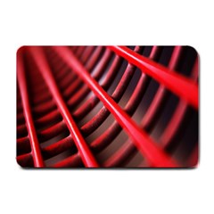 Abstract Of A Red Metal Chair Small Doormat  by Nexatart