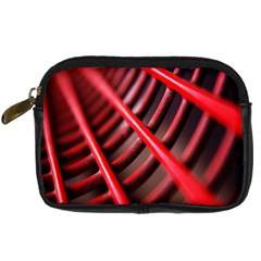 Abstract Of A Red Metal Chair Digital Camera Cases by Nexatart