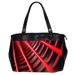 Abstract Of A Red Metal Chair Office Handbags (2 Sides)  by Nexatart