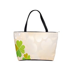 Leaf Polka Dot Green Flower Star Shoulder Handbags by Mariart