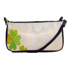 Leaf Polka Dot Green Flower Star Shoulder Clutch Bags by Mariart