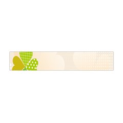 Leaf Polka Dot Green Flower Star Flano Scarf (mini) by Mariart