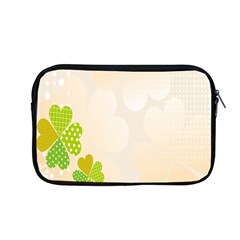 Leaf Polka Dot Green Flower Star Apple Macbook Pro 13  Zipper Case by Mariart