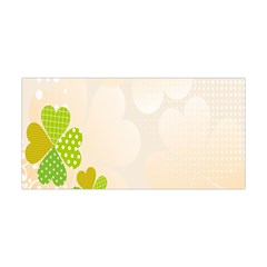 Leaf Polka Dot Green Flower Star Yoga Headband