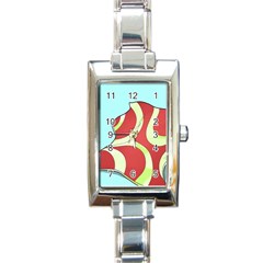 Make Bedroom Unique Rectangle Italian Charm Watch by Mariart