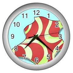 Make Bedroom Unique Wall Clocks (silver)  by Mariart