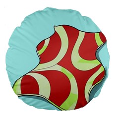 Make Bedroom Unique Large 18  Premium Flano Round Cushions by Mariart