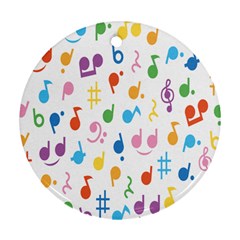 Musical Notes Ornament (Round)