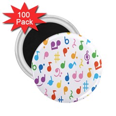 Musical Notes 2.25  Magnets (100 pack) 