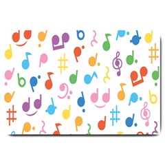 Musical Notes Large Doormat 