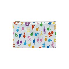 Musical Notes Cosmetic Bag (Small) 