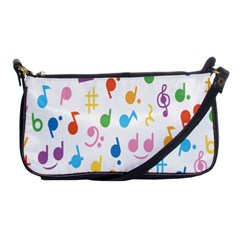 Musical Notes Shoulder Clutch Bags