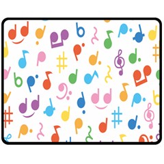 Musical Notes Fleece Blanket (Medium) 