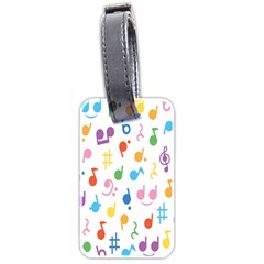 Musical Notes Luggage Tags (Two Sides)