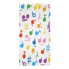 Musical Notes Shower Curtain 36  x 72  (Stall) 