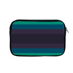 Neon Stripes Line Horizon Color Rainbow Yellow Blue Purple Black Apple Macbook Pro 13  Zipper Case