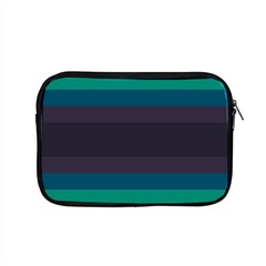 Neon Stripes Line Horizon Color Rainbow Yellow Blue Purple Black Apple Macbook Pro 15  Zipper Case